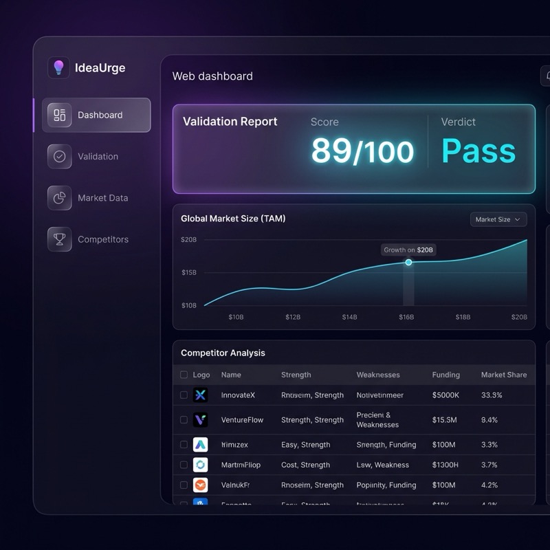 ideaurge Validation Report Dashboard